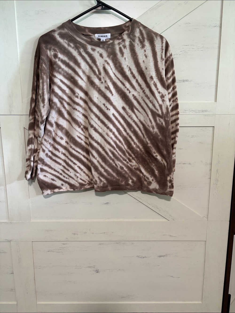KINDRED Brown Tie-Dye Long Sleeve Sweatshirt